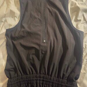 Athleta Women Brooklyn Utility Romper SZ: 16 Black size 2